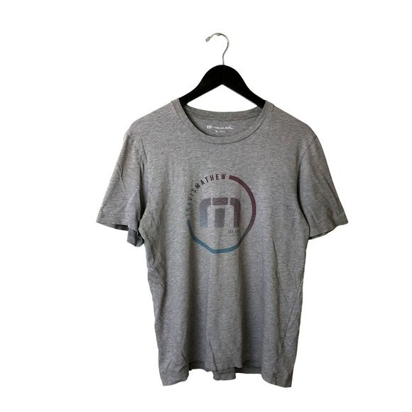 Travis Matthew T Shirt Classic Graphic Tee Short Sleeve Cotton Solid Logo Print - Picture 1 of 12